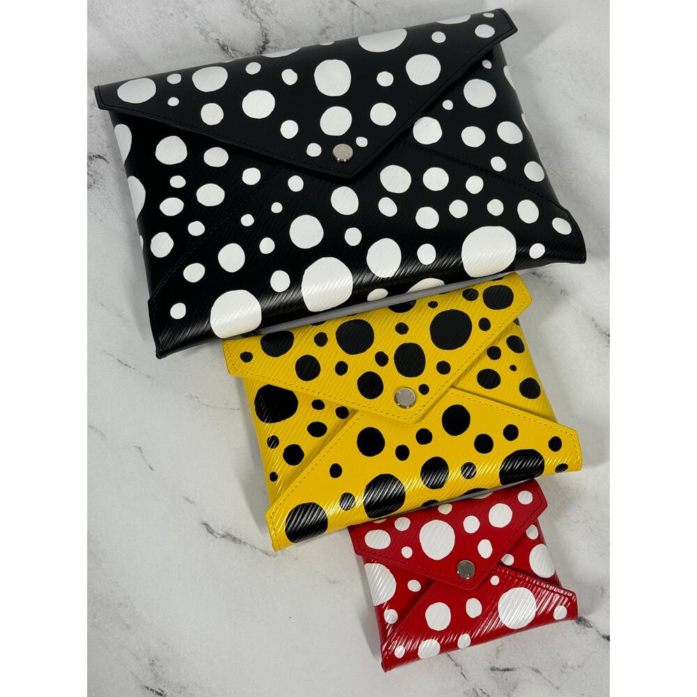 Louis Vuitton x Yayoi Kusama 2023 Infinity Dots Leather Kirigami Pochette Set - Picture 9 of 11